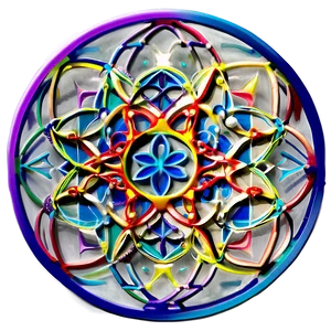 Detailed Flower Of Life Design Png 27 PNG Image