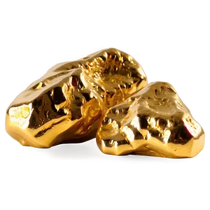 Detailed Gold Nugget Png Khf81 PNG Image