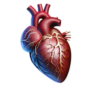 Detailed Heart Drawing Png Kbu PNG Image