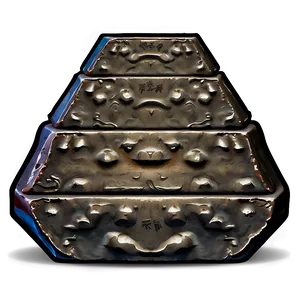 Detailed Iron Ingot Artwork Png Joo29 PNG Image