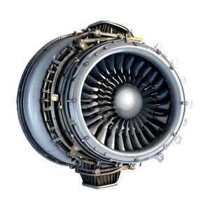 Detailed Jet Engine Parts Png Bij PNG Image