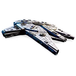 Detailed Millennium Falcon Model Png Jvh PNG Image