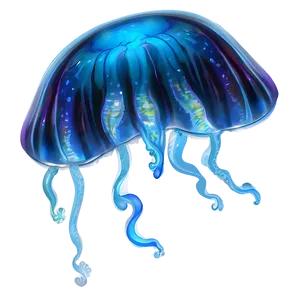 Detailed Moon Jelly Graphic Png 87 PNG Image