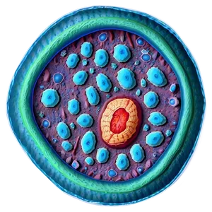 Detailed Plant Cell Nucleus Png Gmp PNG Image