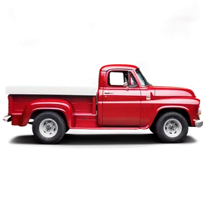 Detailed Red Truck Png 64 PNG Image