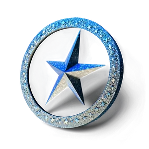 Detailed Round Star Png Wto PNG Image