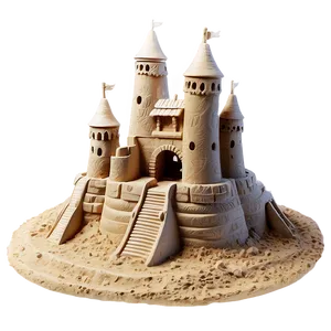 Detailed Sandcastle Png 70 PNG Image