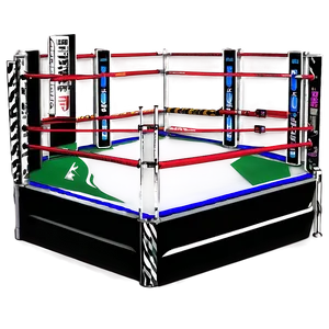 Detailed Wrestling Ring Structure Png 06202024 PNG Image