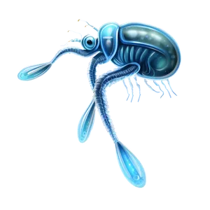 Detailed Zooplankton Drawing Png Nnt PNG Image