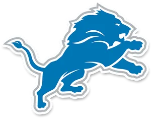 Detroit Lions Logo Graphic PNG Image