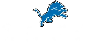 Detroit Lions Logo On The Clock PNG Image