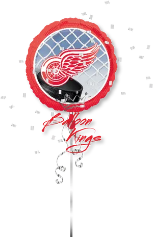 Detroit Red Wings Hockey Balloon PNG Image