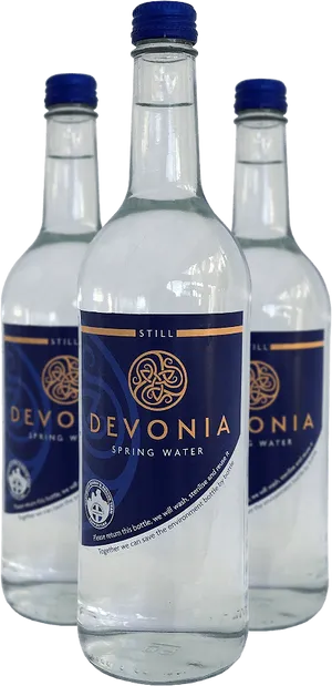 Devonia Spring Water Bottles PNG Image