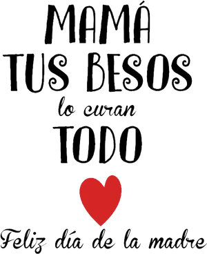 Dia De La Madre Love Message PNG Image