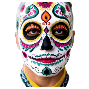 Dia De Los Muertos Face Paint Png 06112024 PNG Image