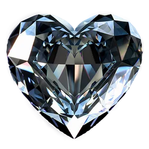 Diamond Heart D PNG Image