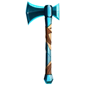 Diamond Pickaxe In Cave Png 92 PNG Image