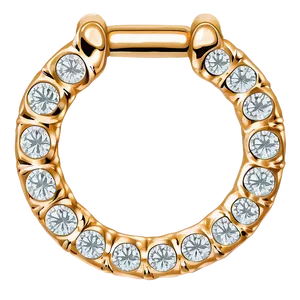 Diamond Septum Ring Png Iyg22 PNG Image