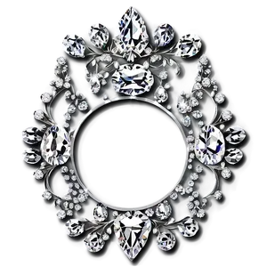 Diamond Wedding Frame Png 06262024 PNG Image