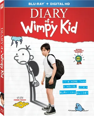 Diaryofa Wimpy Kid Blu Ray Cover PNG Image