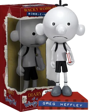 Diaryofa Wimpy Kid Greg Heffley Figure PNG Image