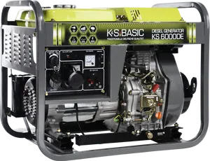 Diesel Generator K S6000 D E Basic PNG Image