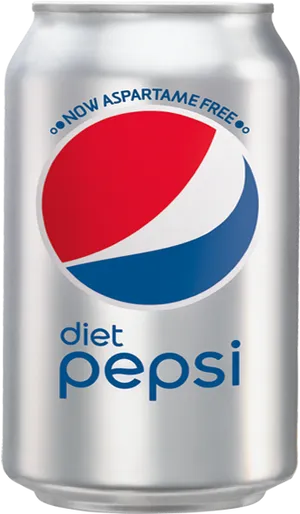 Diet Pepsi Aspartame Free Can PNG Image