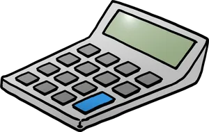 Digital Calculator Illustration PNG Image