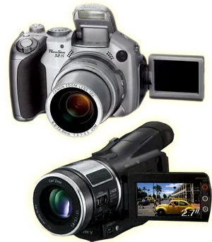 Digital_ Camera_and_ Camcorder_ Comparison PNG Image