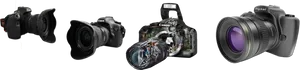 Digital Camera Evolution PNG