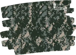 Digital_ Camouflage_ Pattern PNG Image