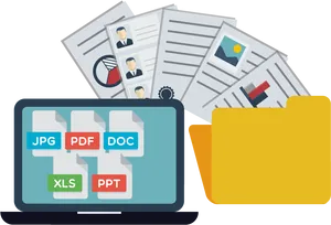 Digital File Formatsand Data Management PNG Image