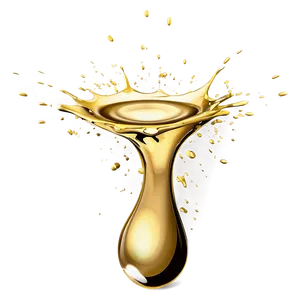 Digital Gold Paint Splash Png Kro50 PNG Image