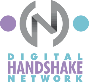 Digital Handshake Network Logo PNG Image