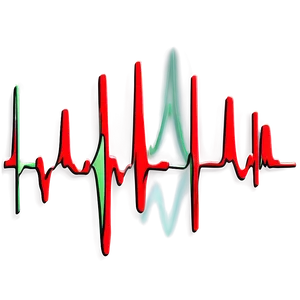 Digital Heartbeat Line Png Kjj75 PNG Image