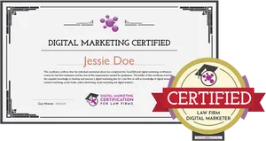 Digital Marketing Certification Law Firm PNG Image