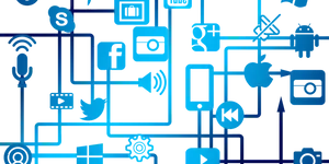 Digital Network Connectivity Concept PNG Image