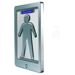 Digital Restroom Sign Png Gnu13 PNG Image