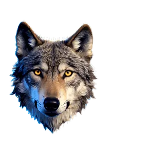 Digital Wolf Face Render Png 19 PNG Image