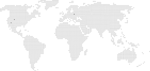 Digital World Map Dots Design PNG Image