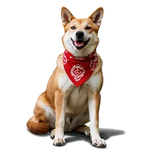 Dingo With Bandana Png 06202024 PNG Image