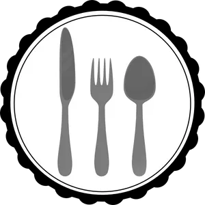 Dinner Table Setting Clipart PNG Image