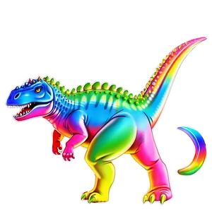 Dino And Rainbow Png Keg PNG Image