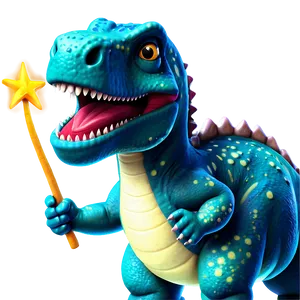 Dino With Magic Wand Png 28 PNG Image