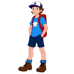 Dipper Pines Character Png 06232024 PNG Image