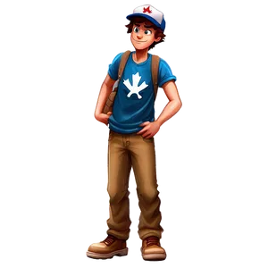 Dipper Pines Character Png Vlp PNG Image