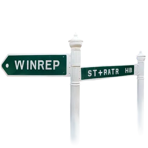 Directional Street Signs Png 92 PNG Image