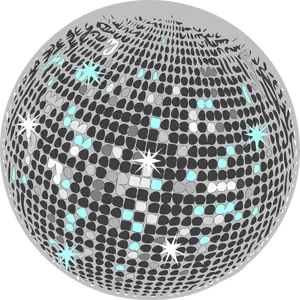 Disco Ball Sparkle Graphic PNG Image