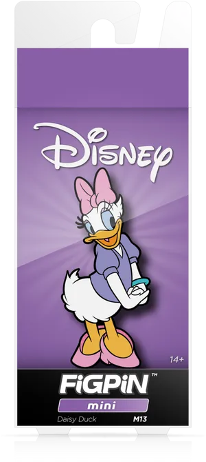 Disney Daisy Duck Figpin Packaging PNG Image