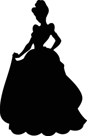 Disney Princess Silhouette PNG Image